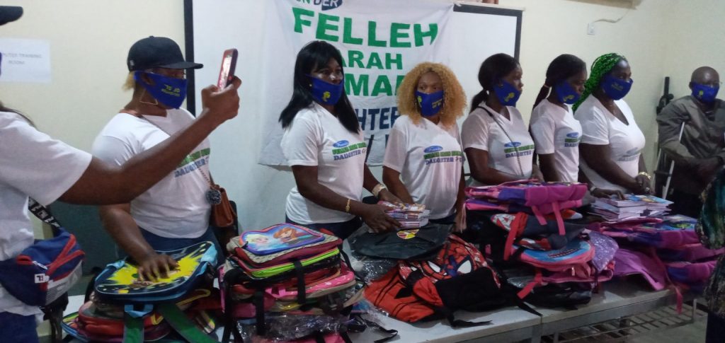 ‘Daughters Of Sierra Leone’ Donate School Materials To Pupils Of Freetown Cheshire Home